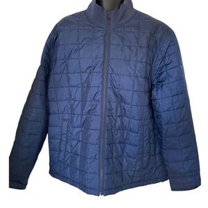 UNTUCKit Men's Deep Blue Quilted Puffer Jacket
